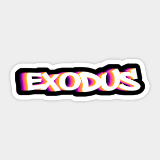 exodus Sticker